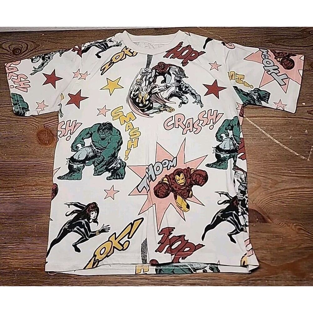 Marvel Super Heroes, Spider Man, Thor Iron Man, Black Panther, Hulk, Size - M